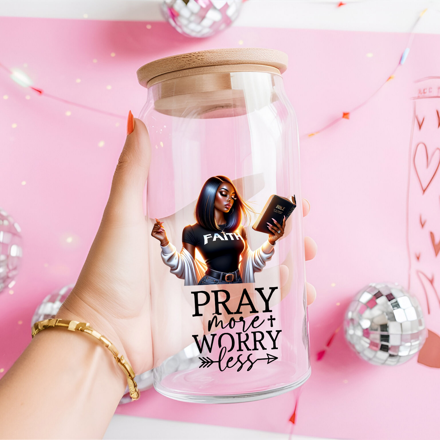 UV DTF DECALS - Prayer + Bible Bundle 3