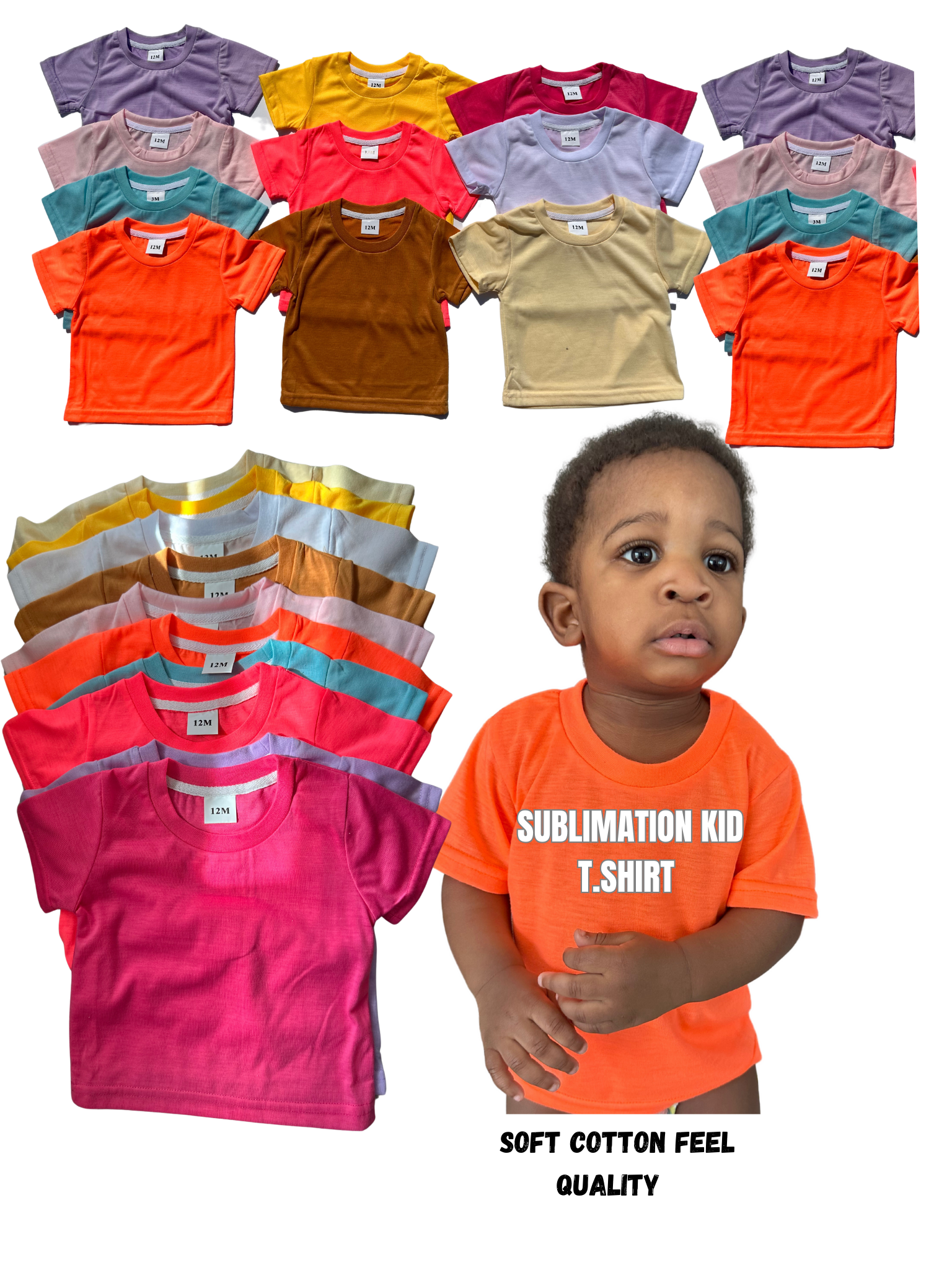 Sublimation T Shirt FOR   KIDS