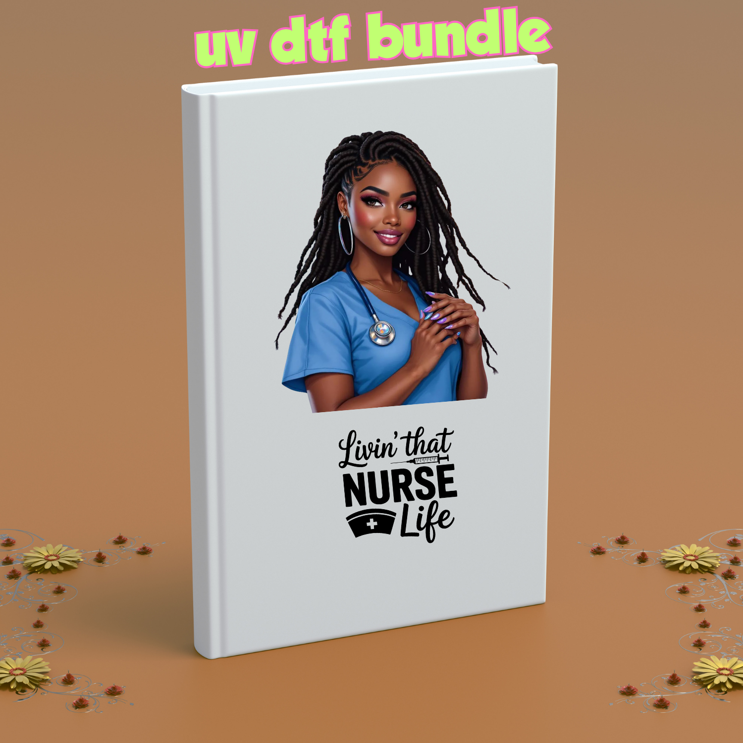 UV DTF DECALS - Nurse Bundle 4
