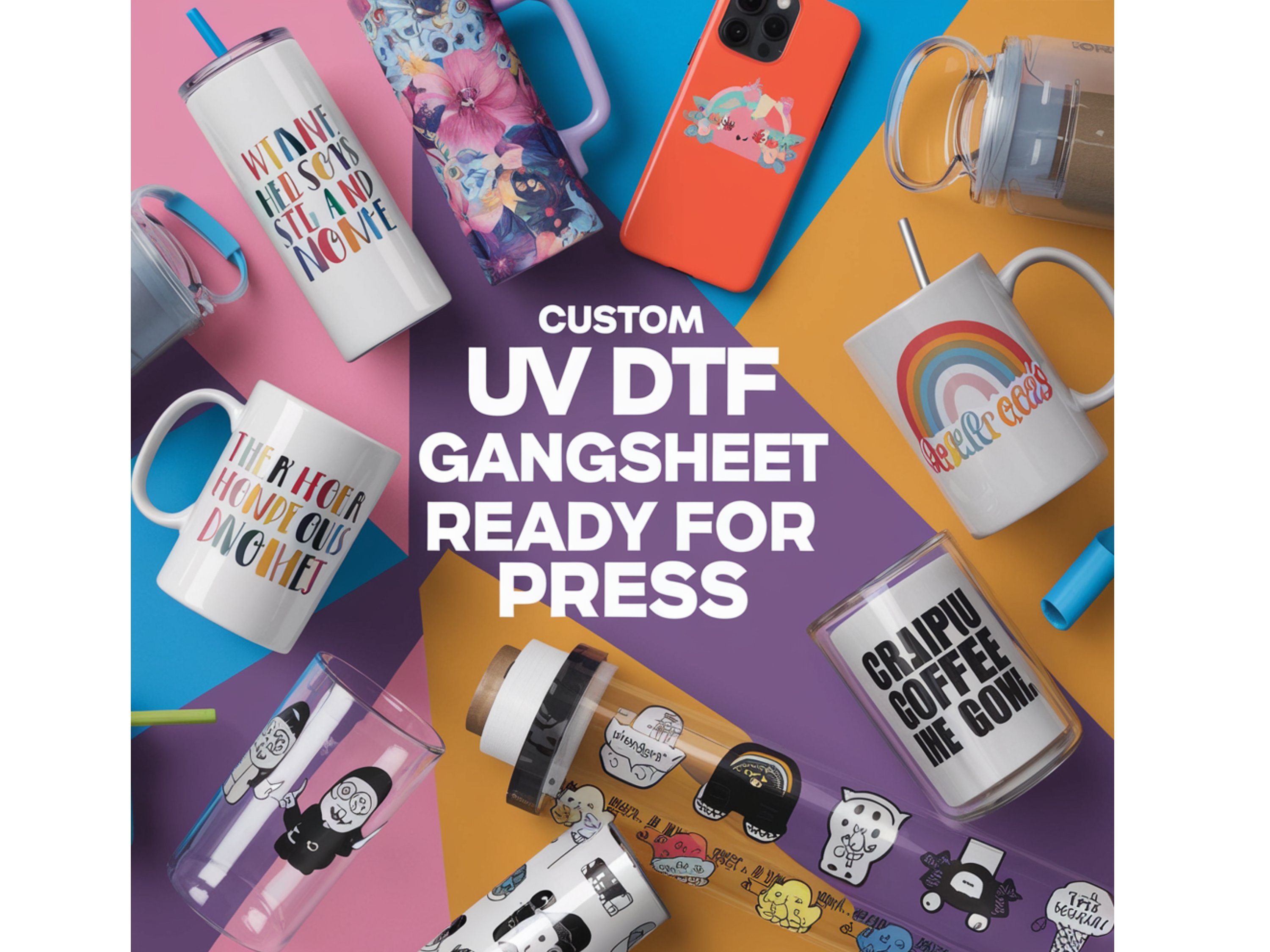 UPLOAD UV STICKER Gang sheet
