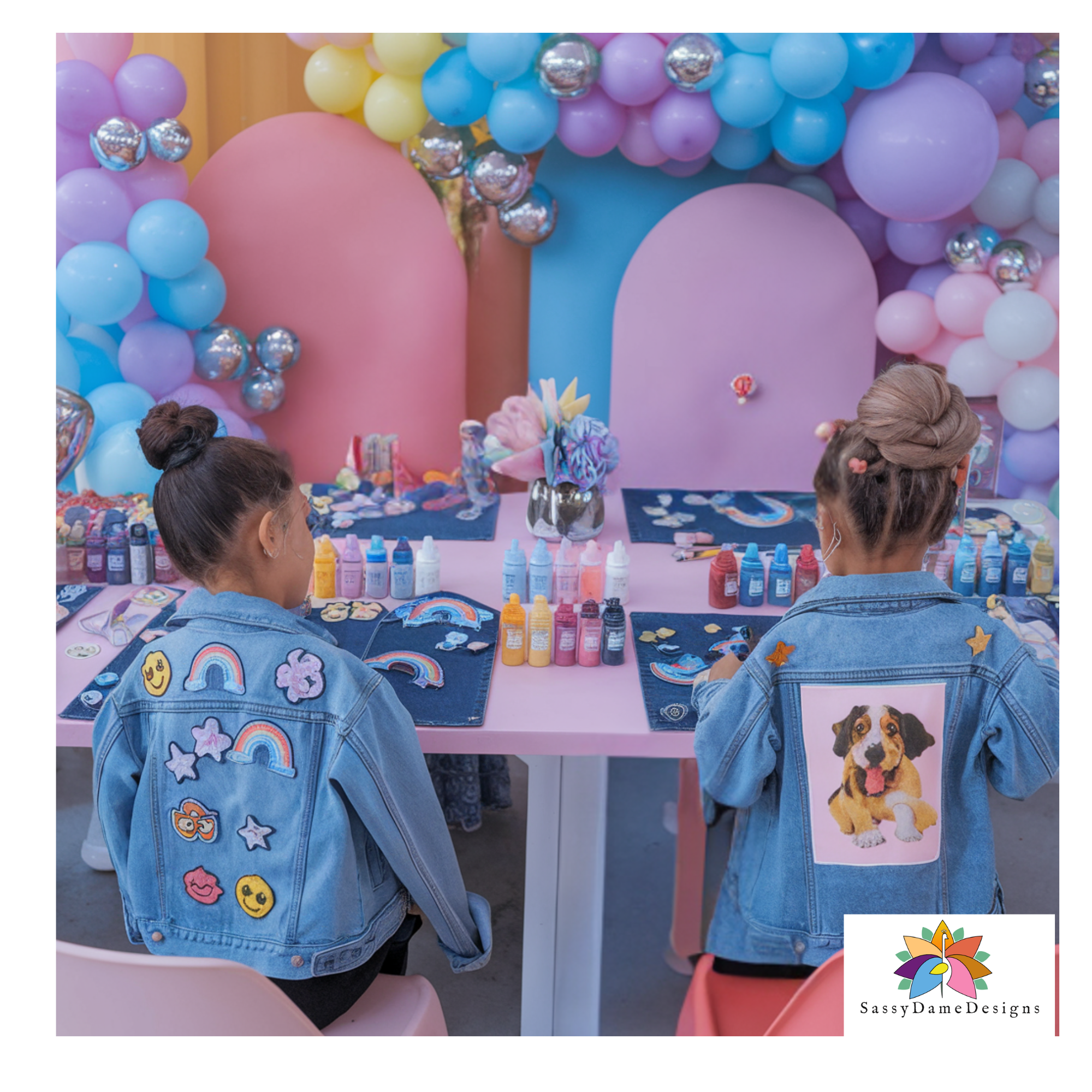 DIY Party: Custom Denim Jackets for Kids Edition!