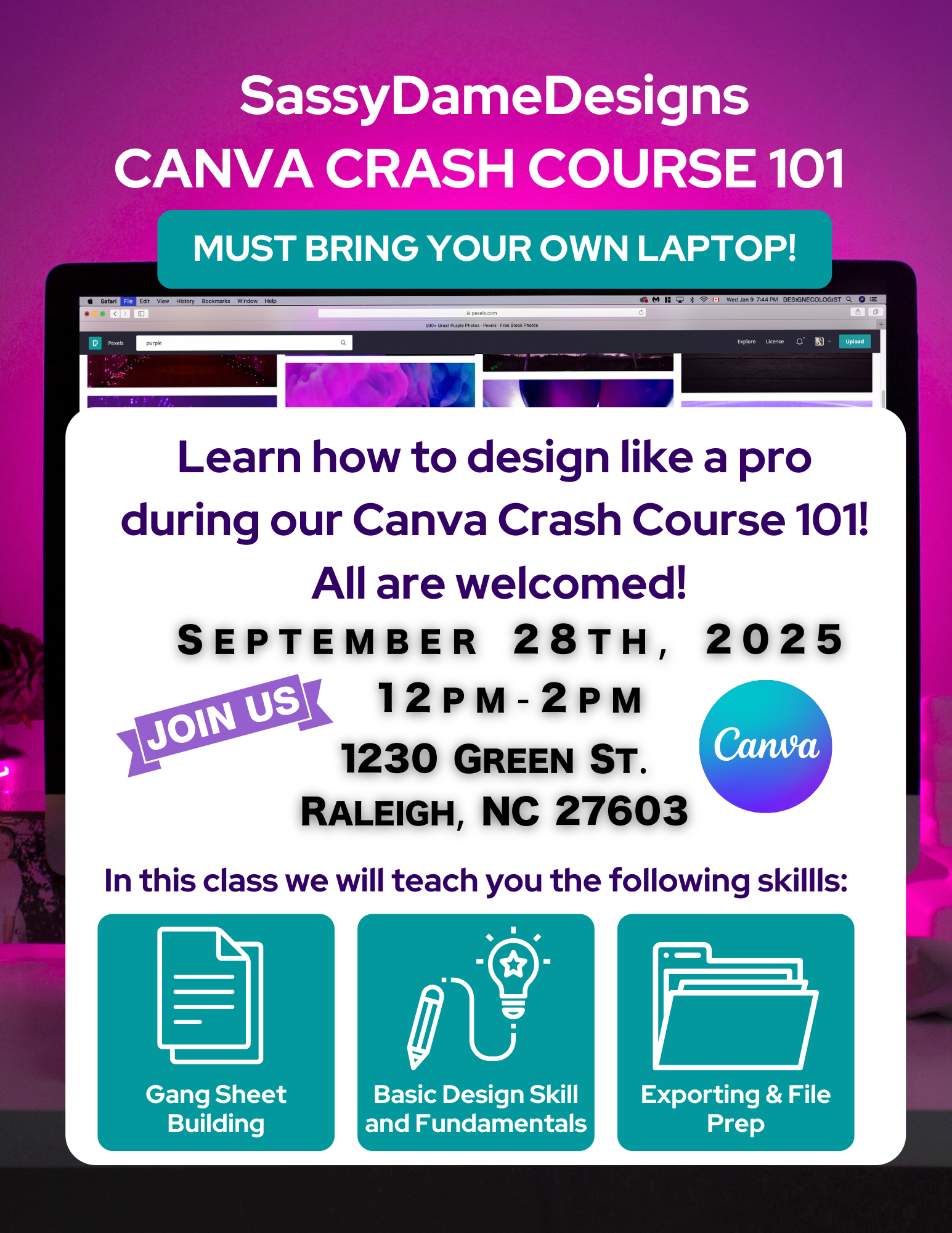 CANVA CRASH COURSE 101
