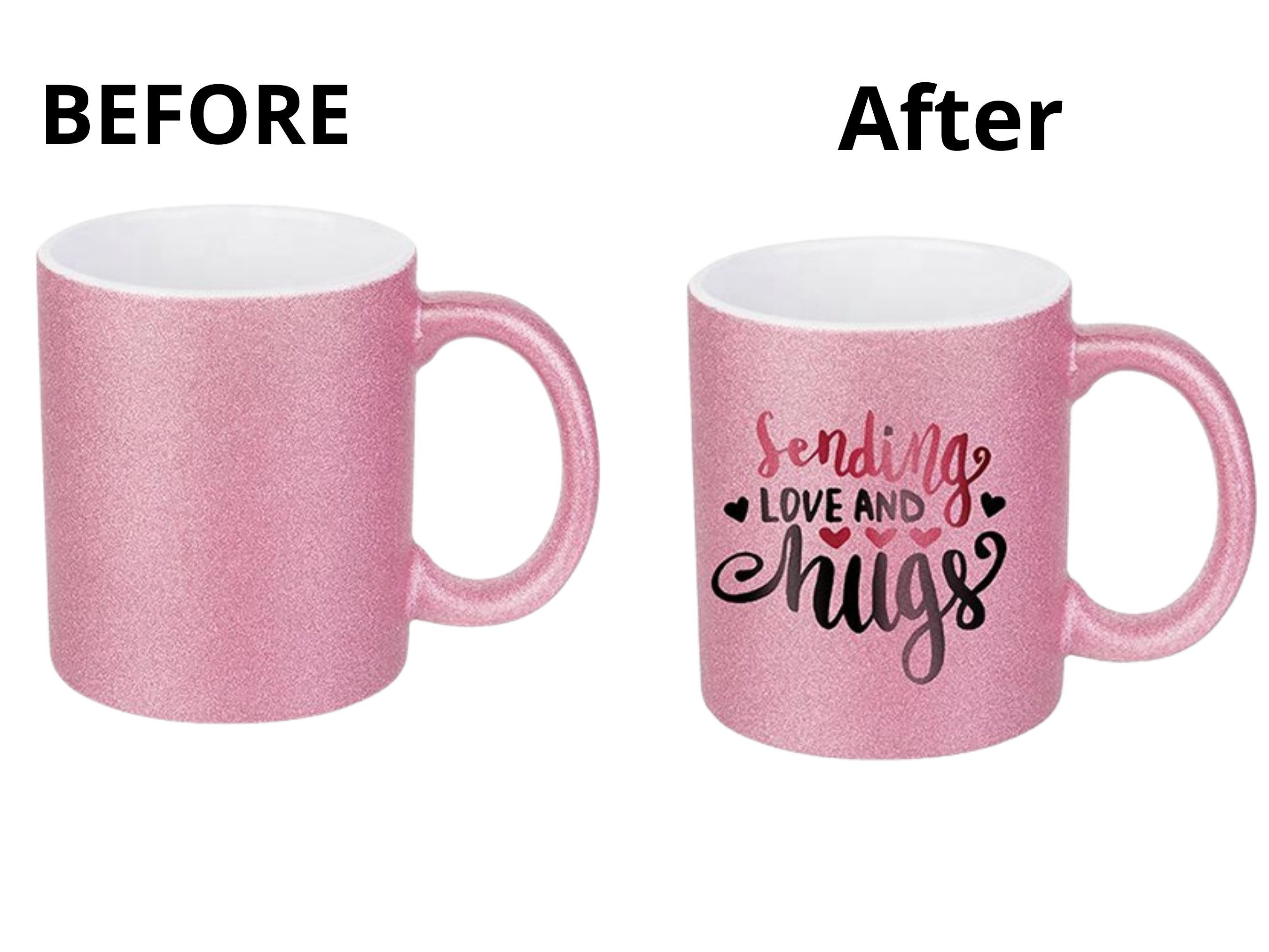 Sublimation Glitter Mugs - SassyDame Designs,LLC