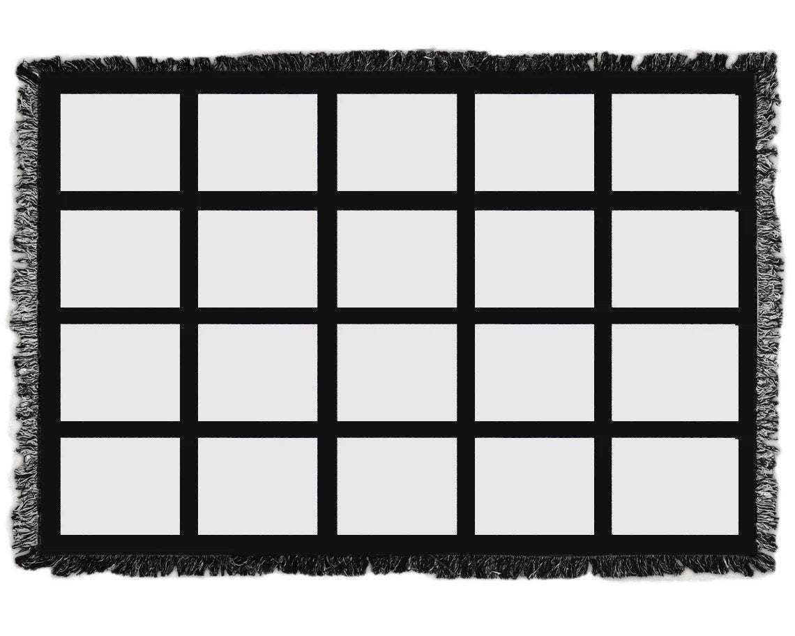 20 panel Blank Sublimation Blanket/Large 40X60inhces  Sublimation blanket/Sublimation Picture Blanket/Gift Blanket/Wholesale Blanket - SassyDame Designs,LLC