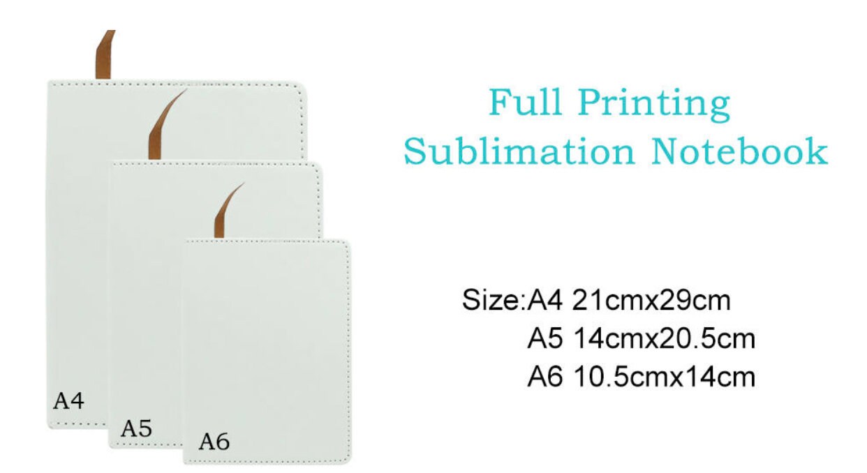 Sublimation Journal/Sublimation Journal Blanks/Sublimation Book/Colored Sublimation Journals/Sublimation Blanks - SassyDame Designs,LLC