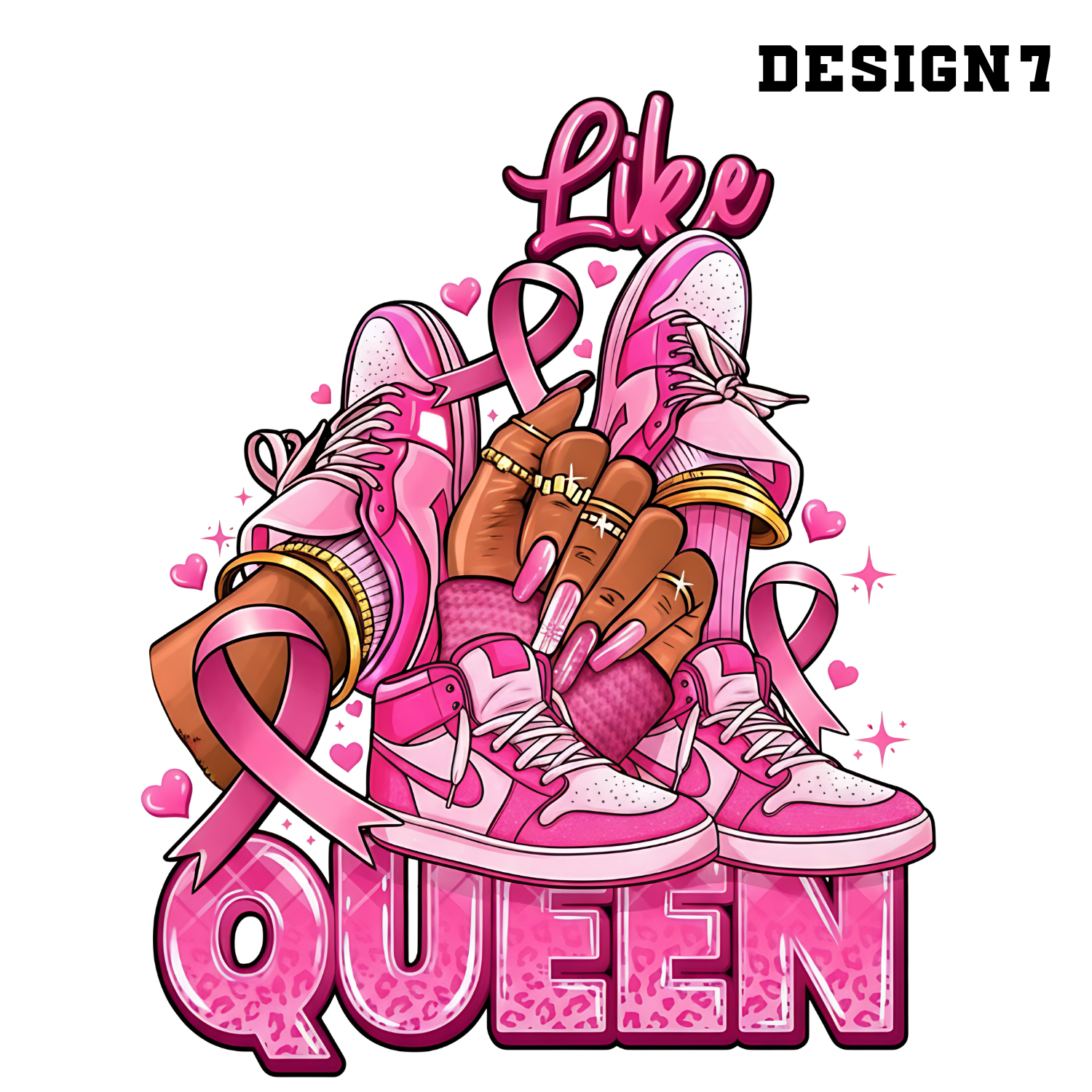 12 Breast Cancer DTF Bundle