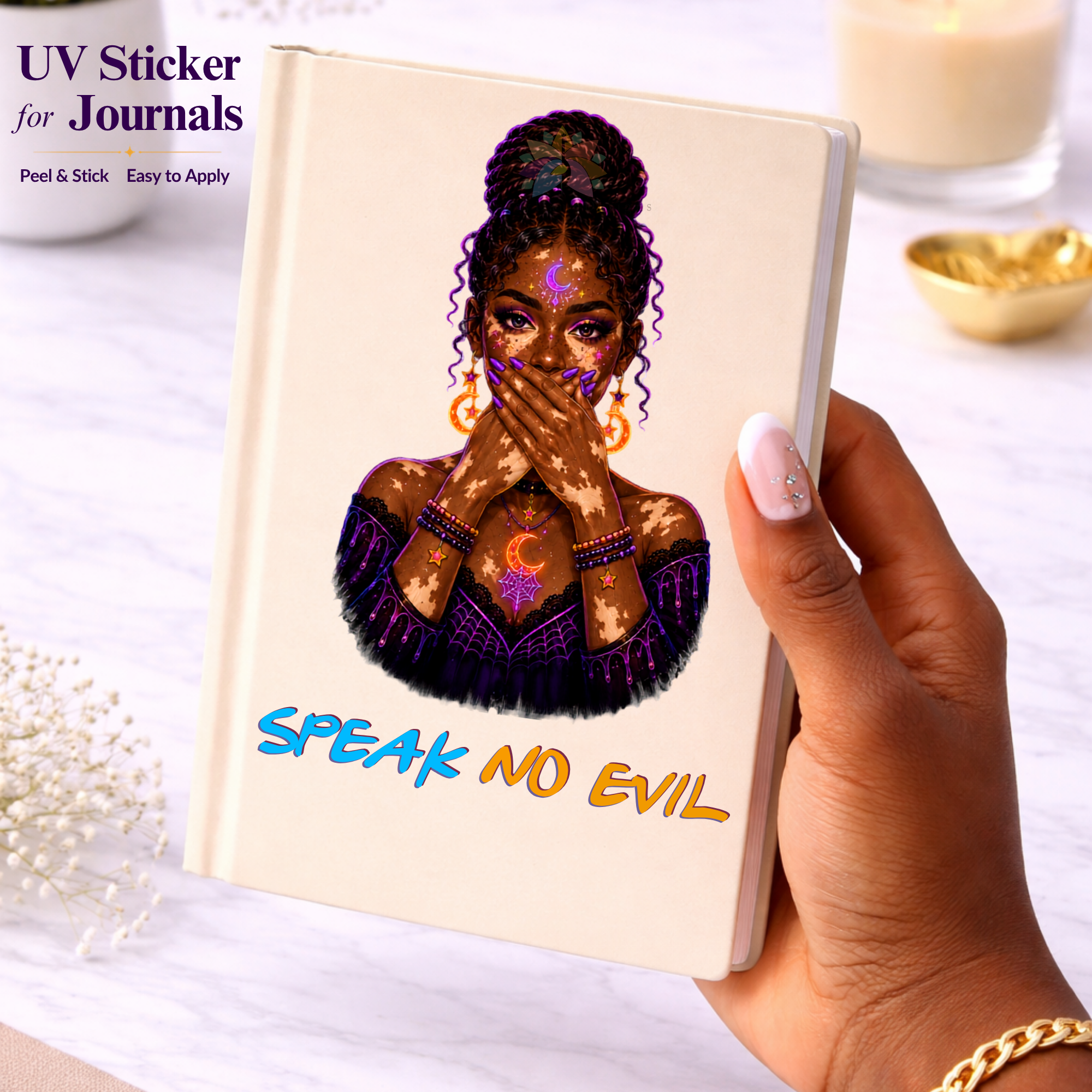 UV Stickers for Journals – Peel & Stick Designs
