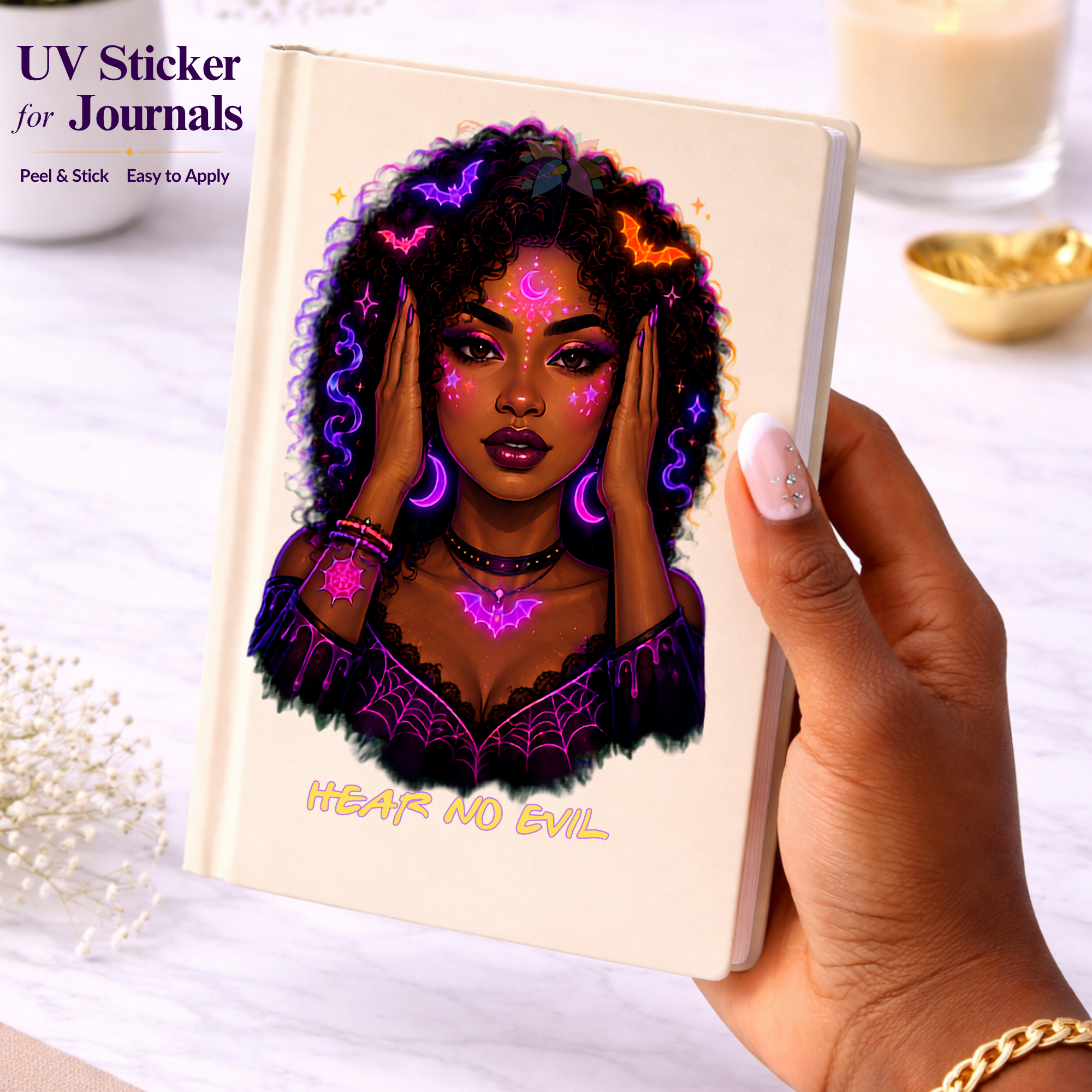 UV Stickers for Journals – Peel & Stick Designs