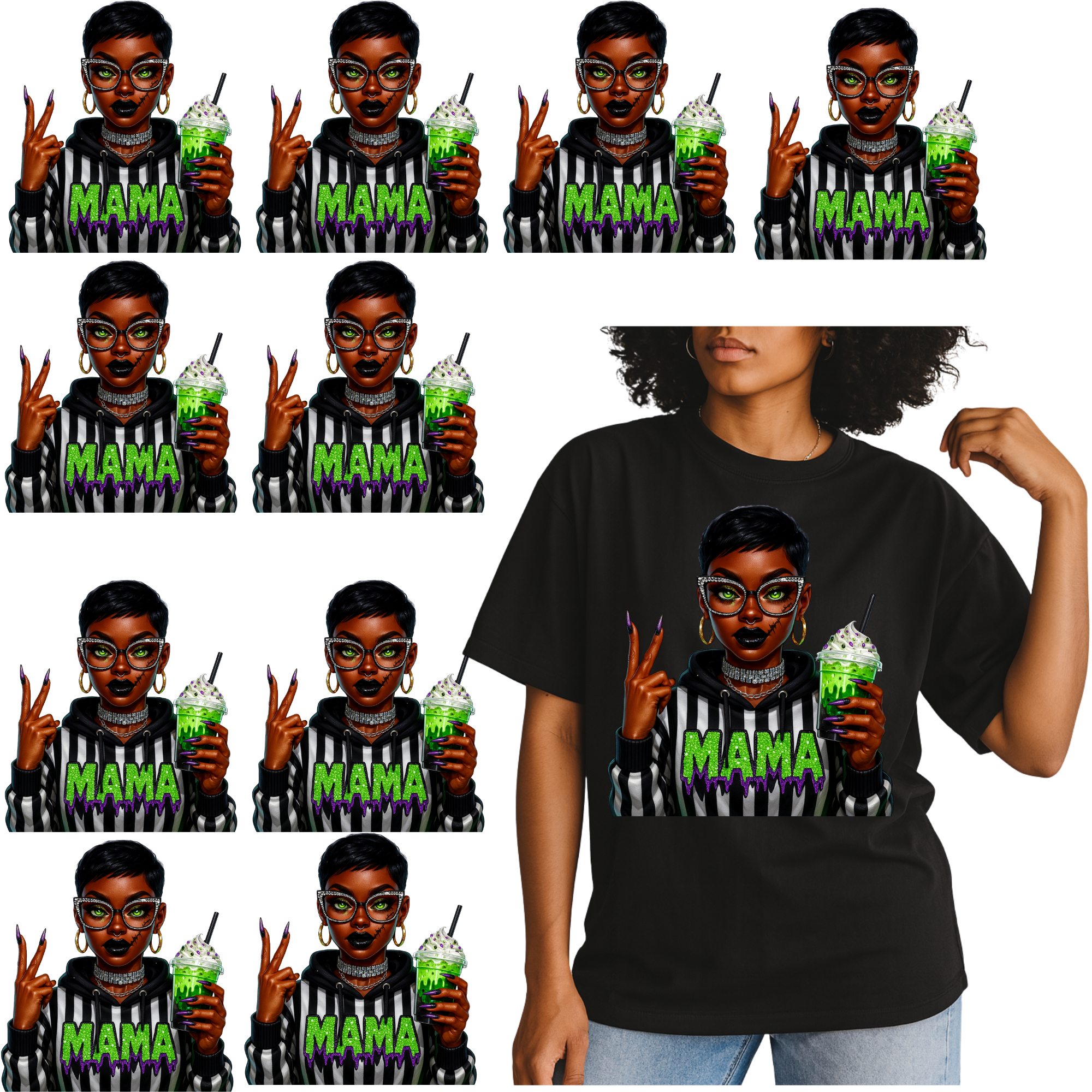 14 Adult Shirt Transfers - Halloween Bundle
