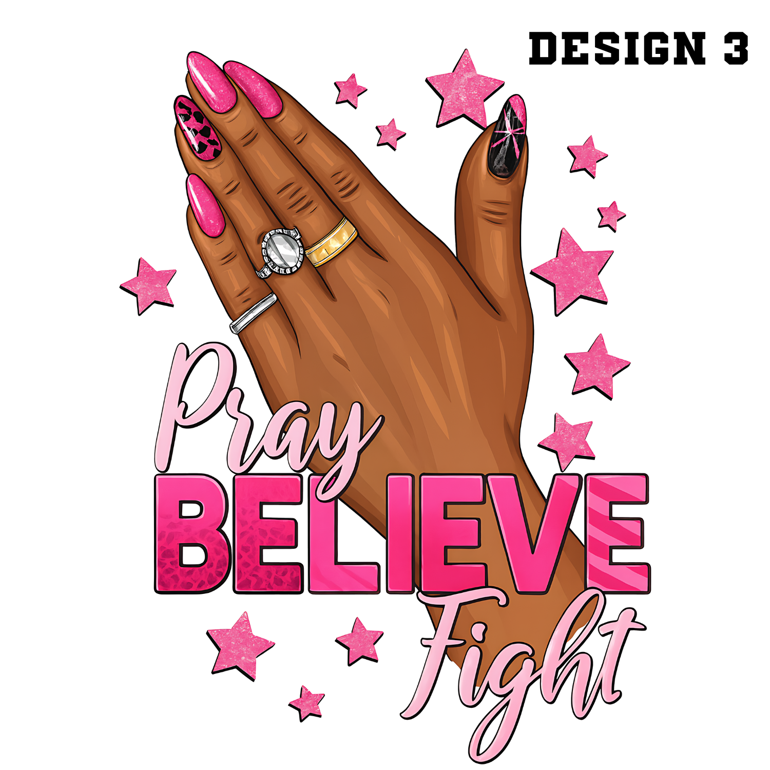 12 Breast Cancer DTF Bundle