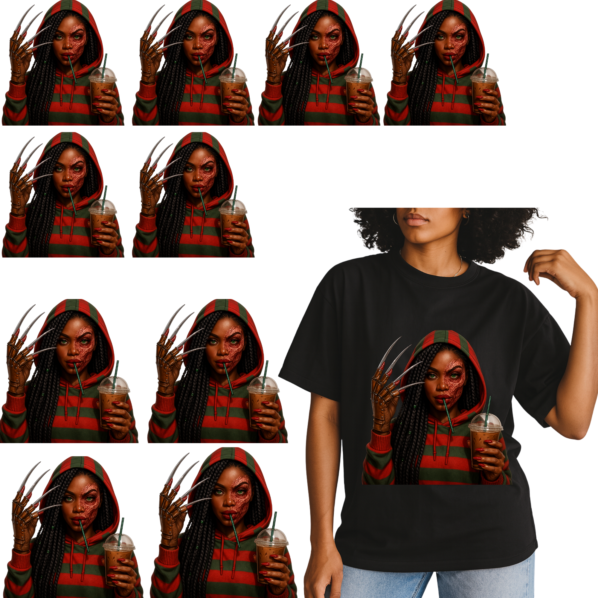 14 Adult Shirt Transfers - Halloween Bundle