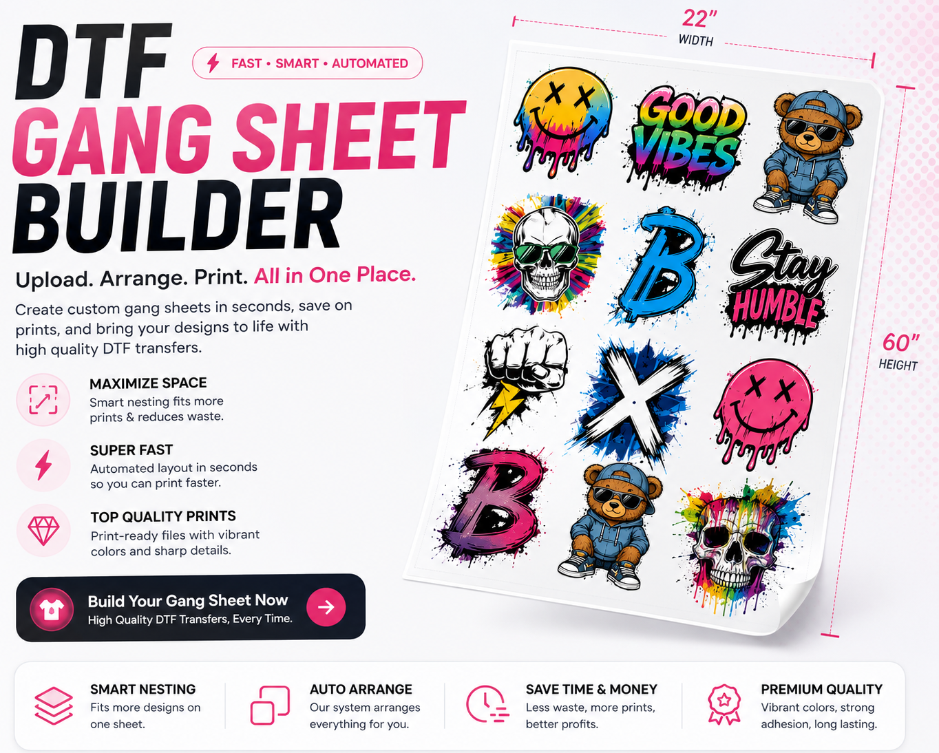 Build Your DTF Gang Sheet