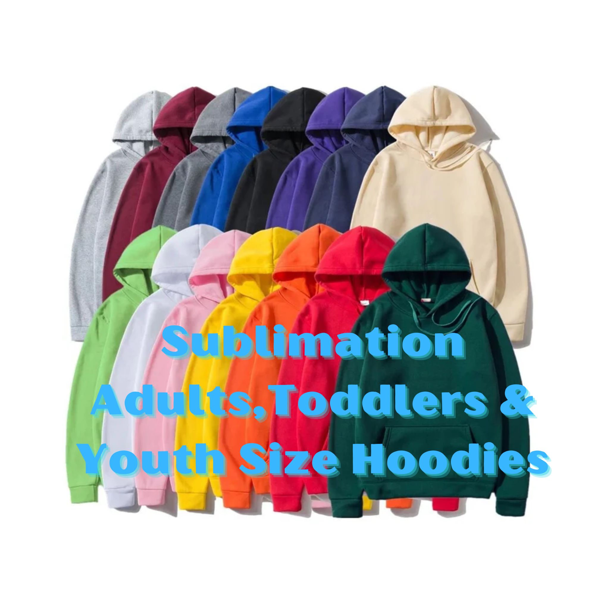 Sublimation Hoodies for both adults & kids - SassyDame Designs,LLC